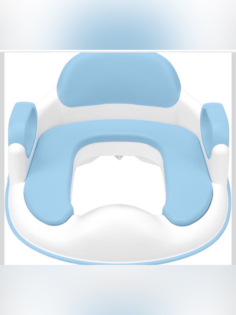 Baby Potty Training Seat - Blue and White